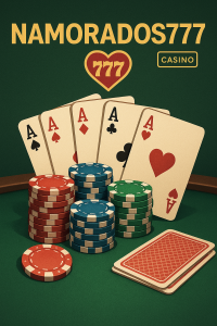 Mesa de pôquer ao vivo no NAMORADOS777 cassino